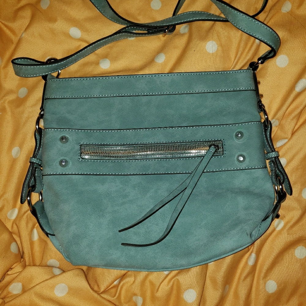 Light Turquoise shoulder purse